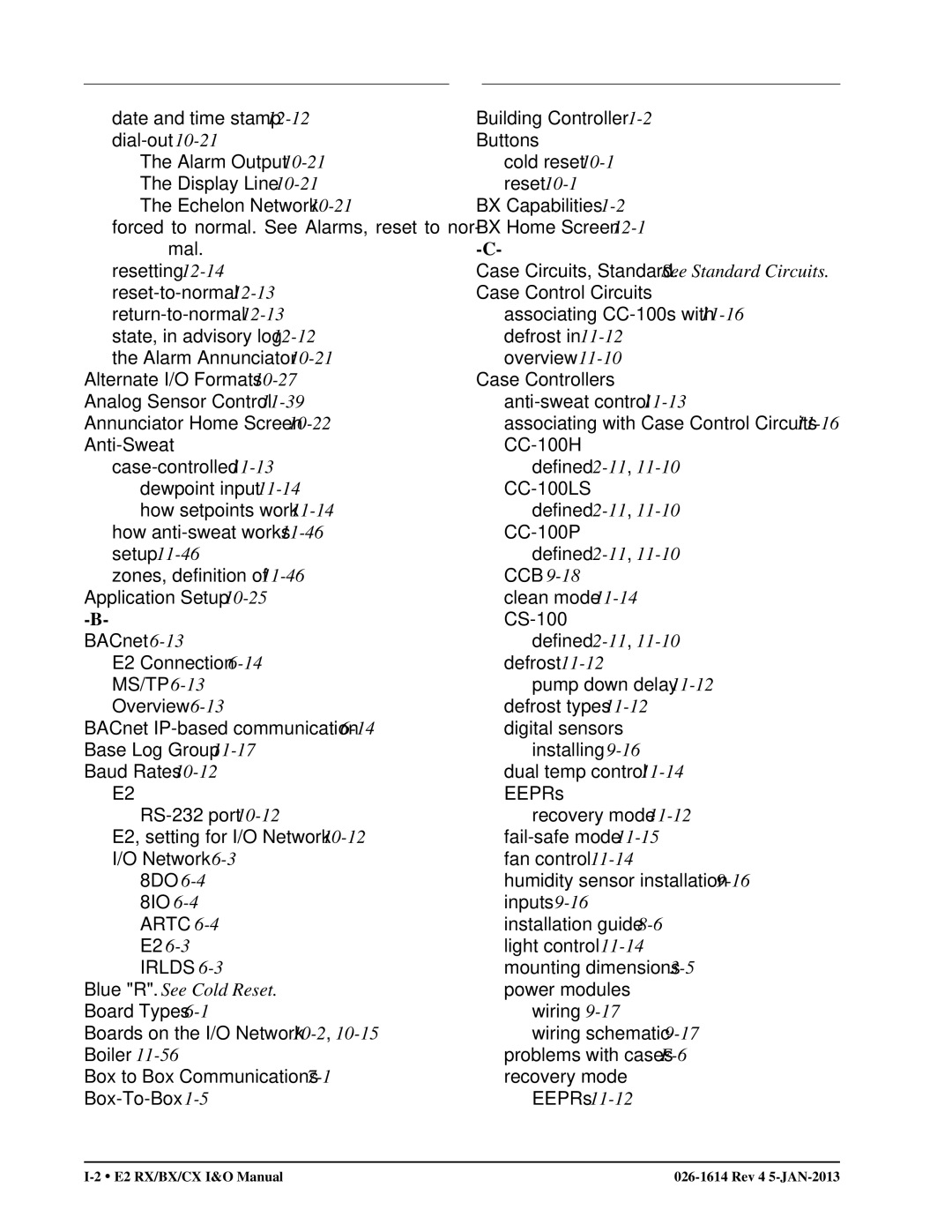 Emerson E2 operation manual Blue R. See Cold Reset 