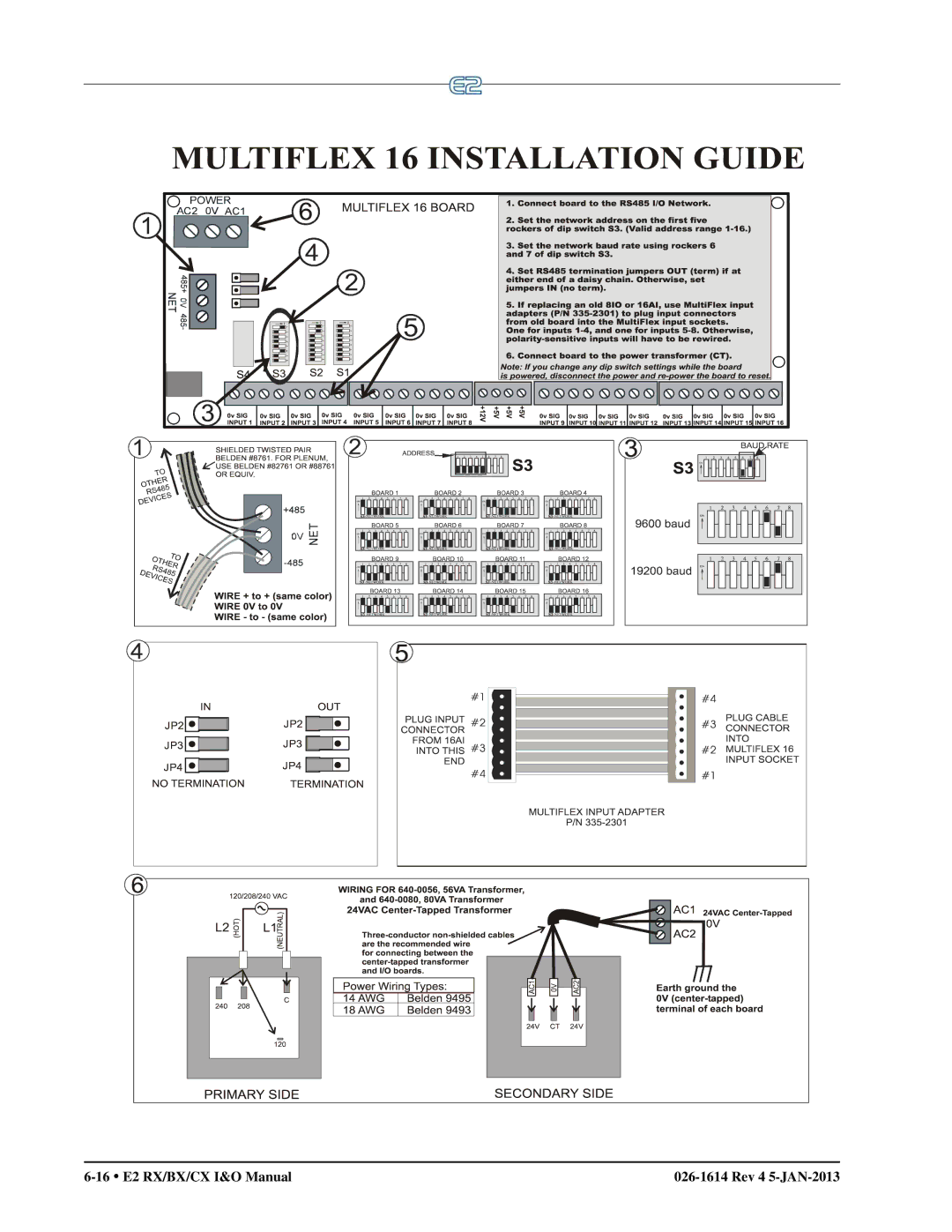 Emerson operation manual 16 E2 RX/BX/CX I&O Manual Rev 4 5-JAN-2013 