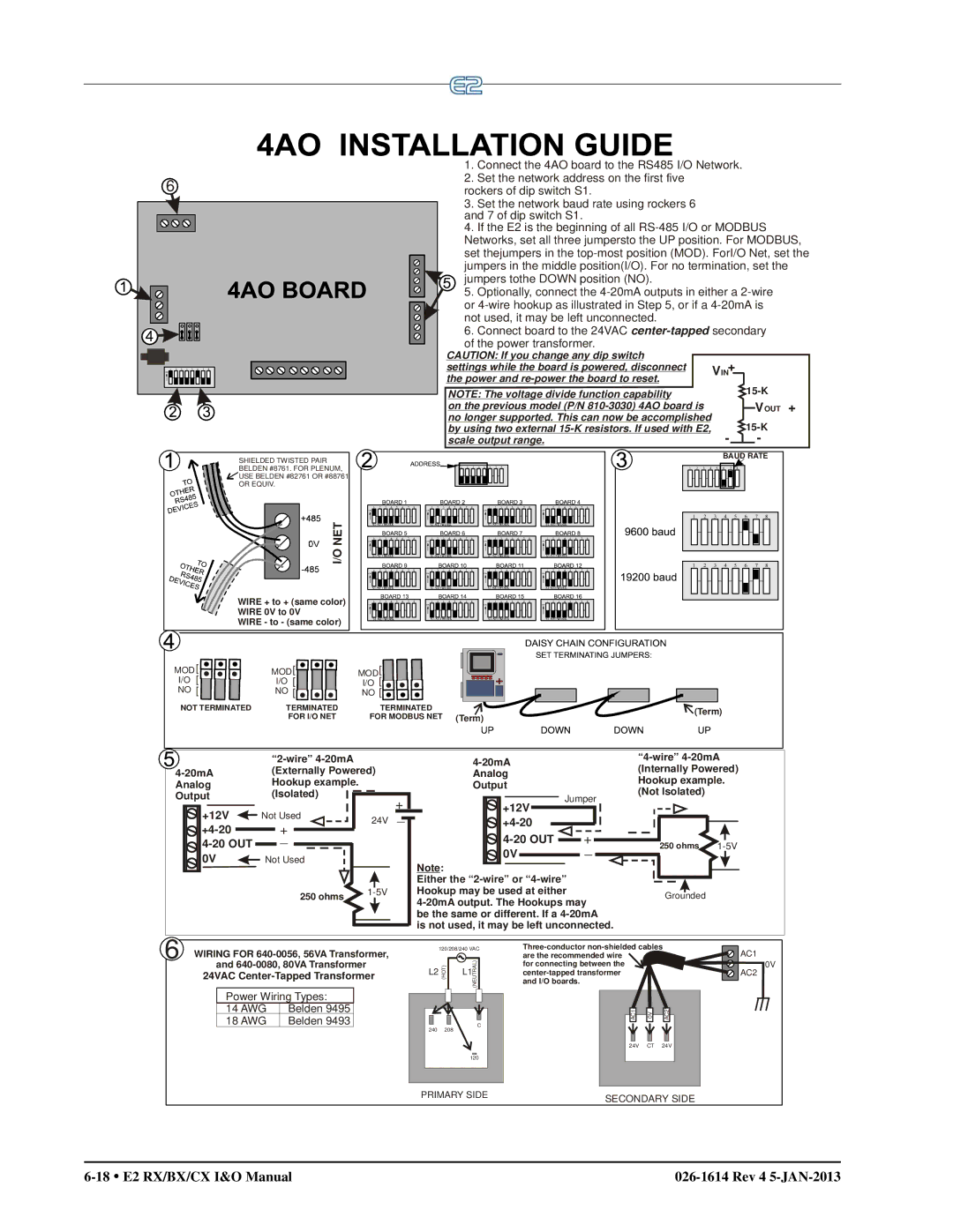 Emerson operation manual 18 E2 RX/BX/CX I&O Manual Rev 4 5-JAN-2013 