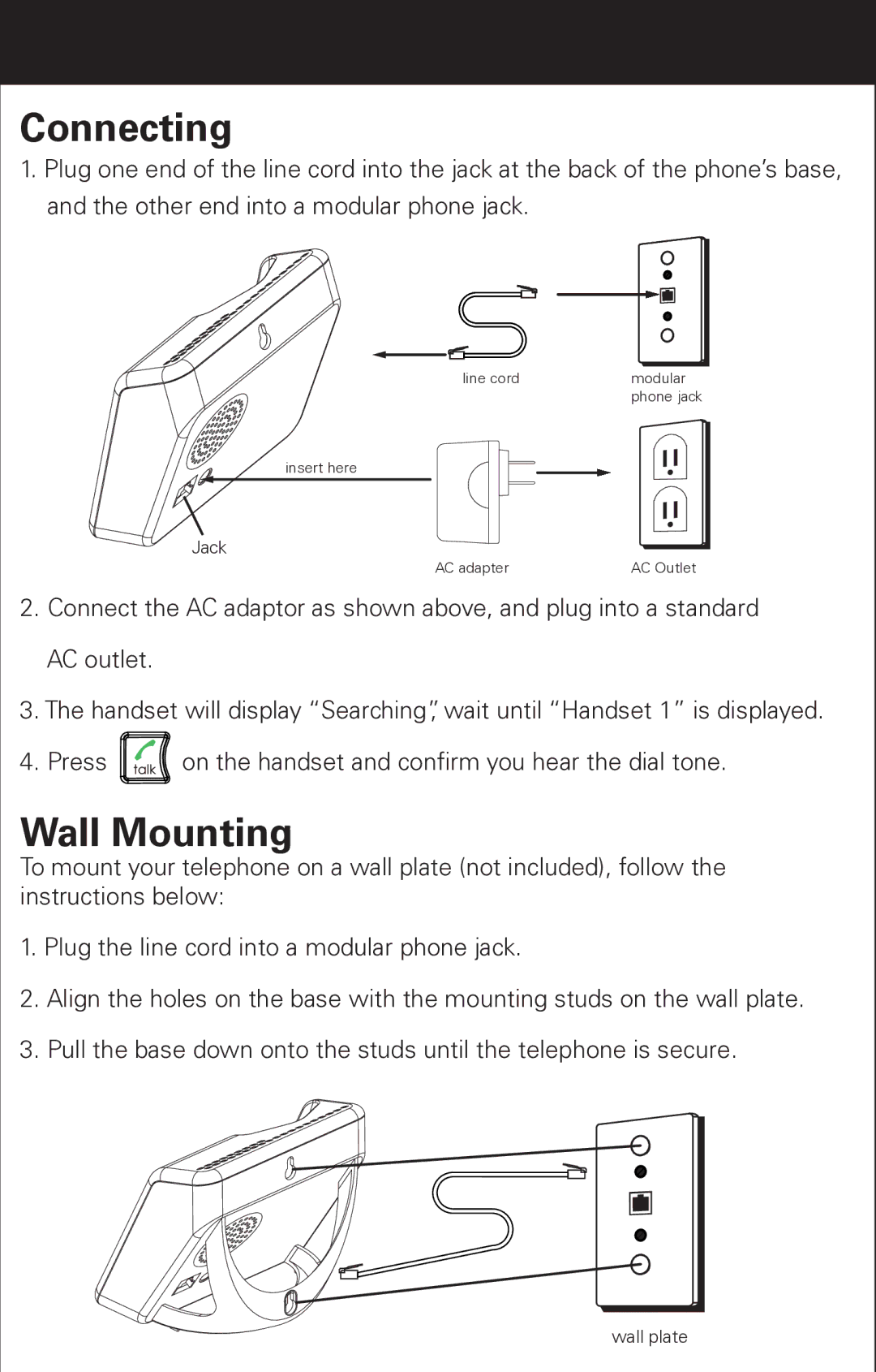 Emerson EM6000 manual Connecting 