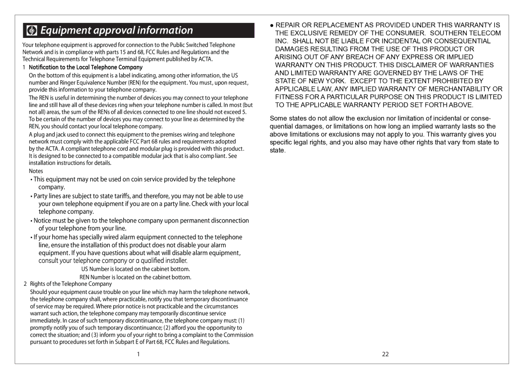 Emerson EM6113 manual Equipment approval information 