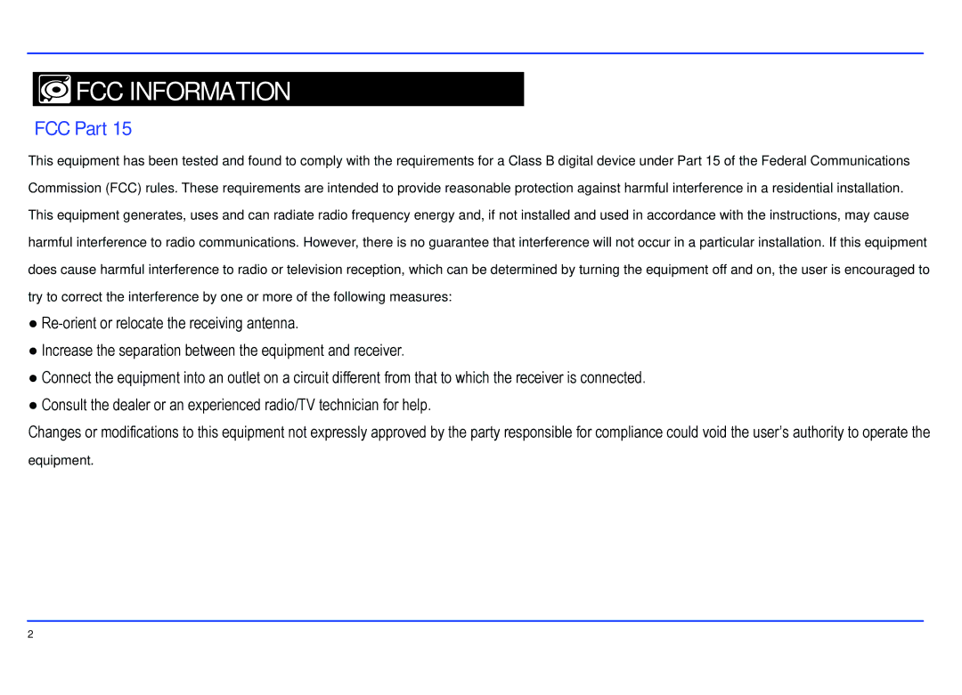 Emerson EMP414-4 manual FCC Information, FCC Part 