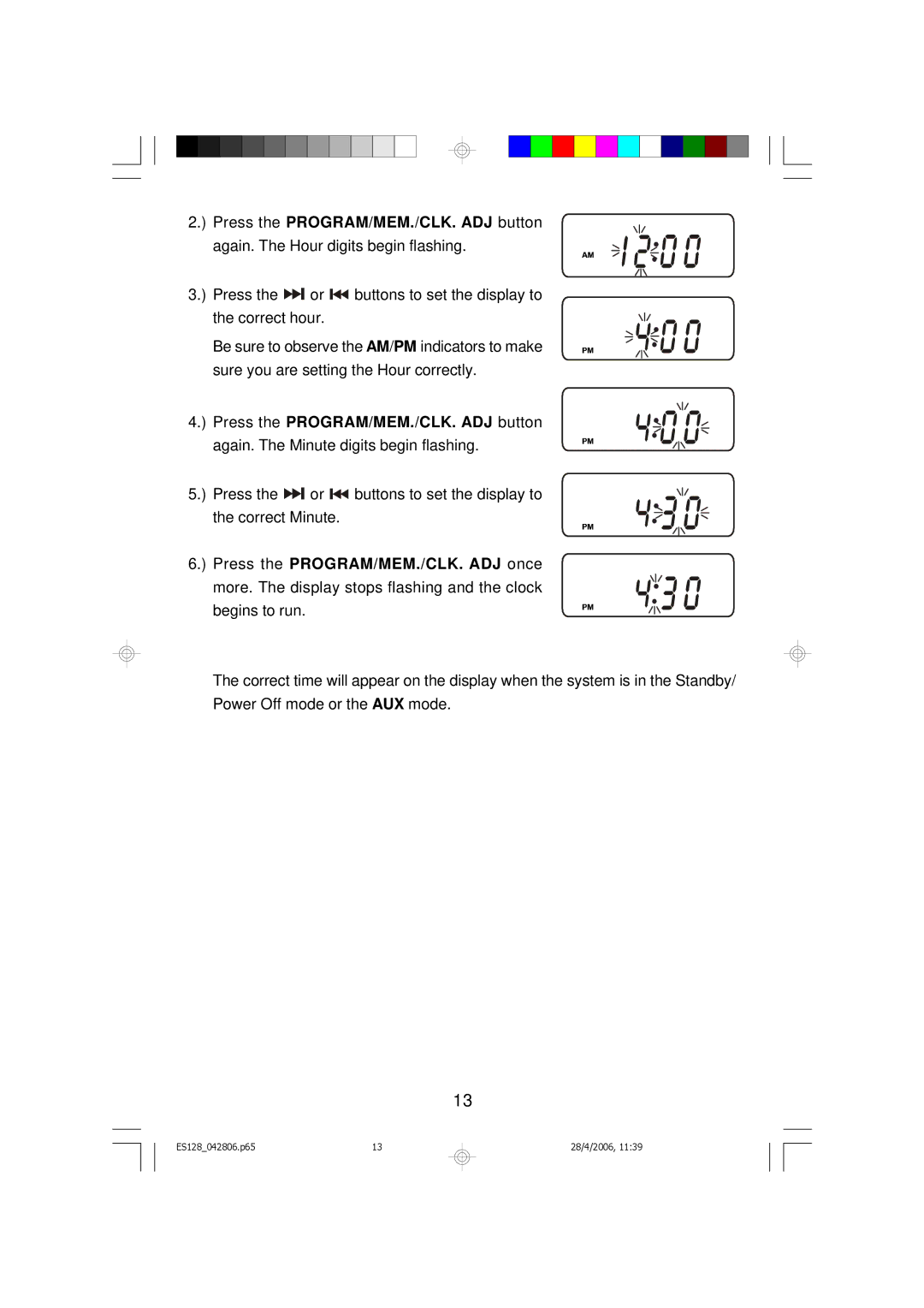 Emerson owner manual ES128042806.p65 28/4/2006 