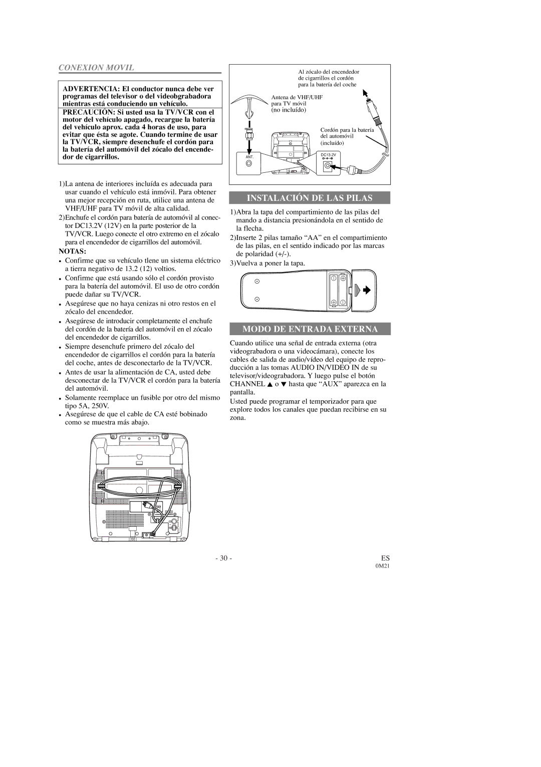 Emerson EWC0903 owner manual Dor de cigarrillos, Notas 