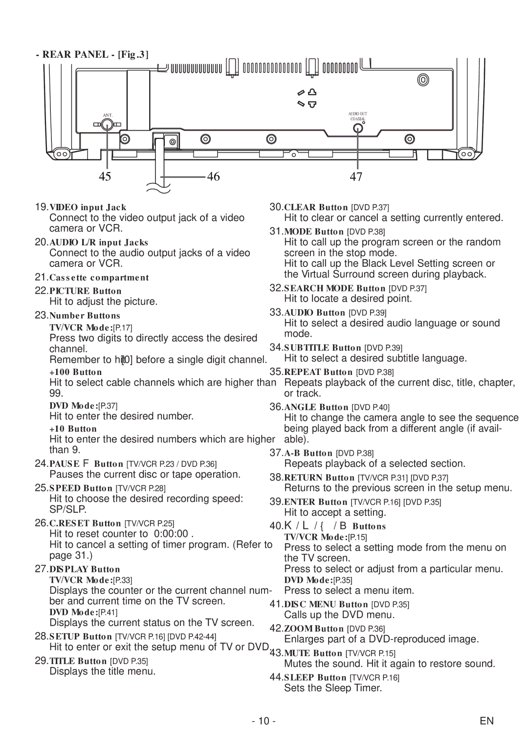 Emerson EWC19T5 owner manual 4546 