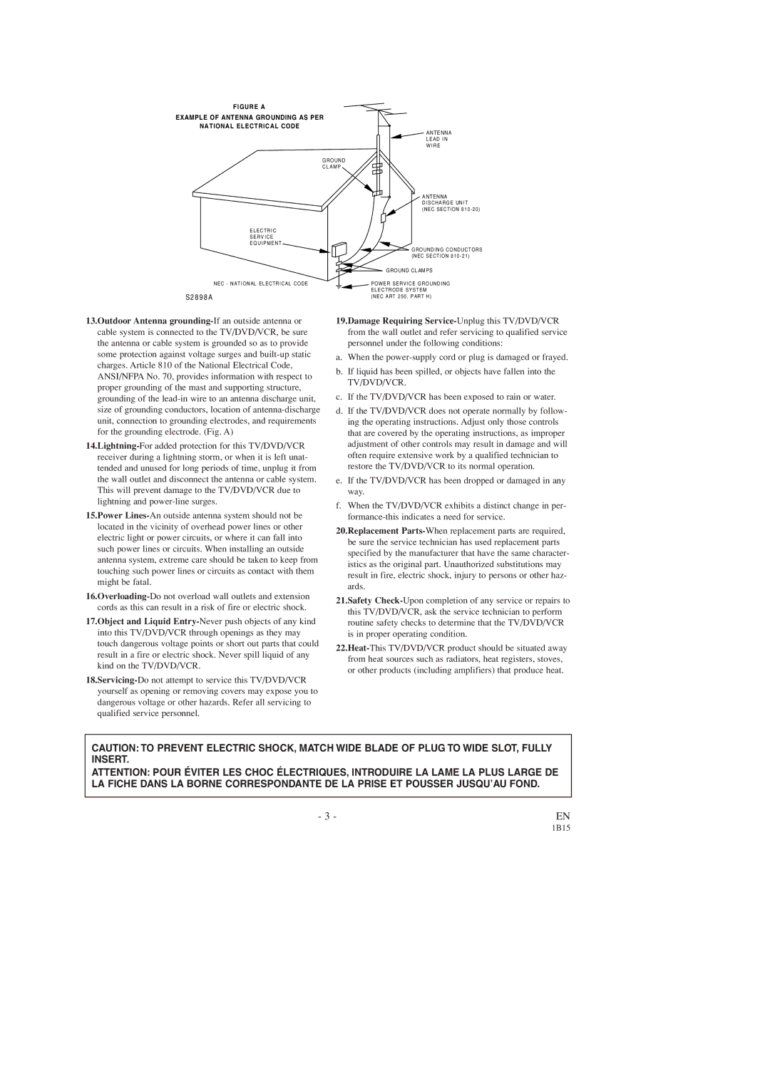 Emerson EWC19T3, EWC27T3, EWC27T3, EWC19T3 owner manual 8 9 8 a 