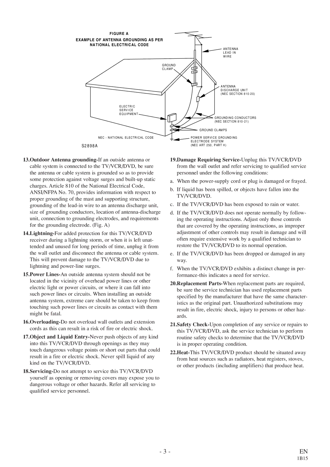 Emerson EWC27T4 owner manual S2 8 9 8 a 