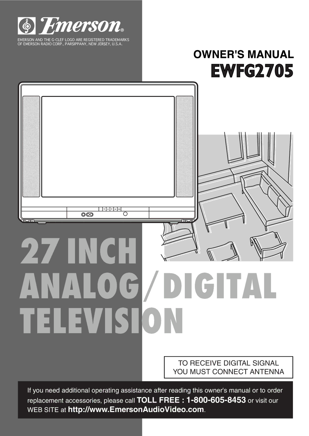 Emerson EWFG2705 owner manual 