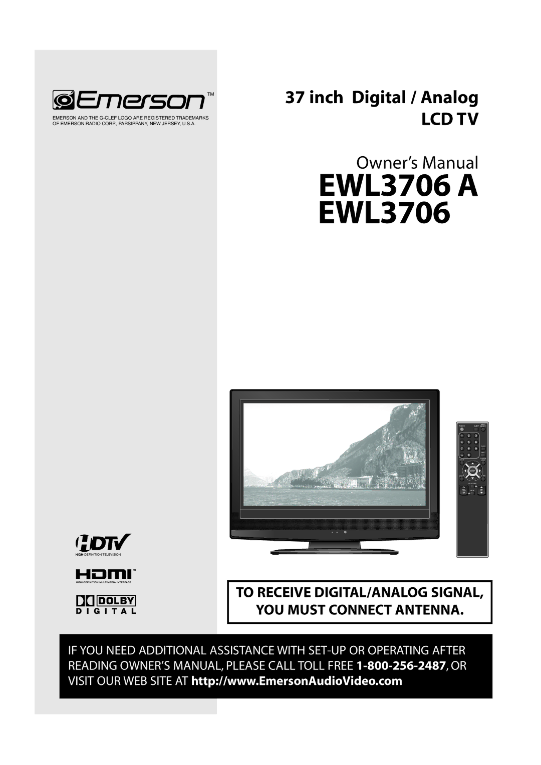 Emerson EWL3706 A owner manual EWL3706 a EWL3706 