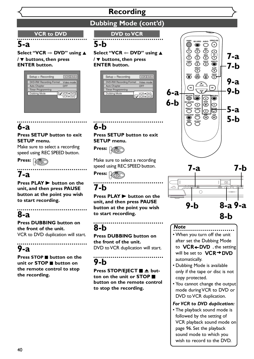 Emerson EWR20V4 owner manual Make sure to select a recording, Press VCR, Speed using REC Speed button 