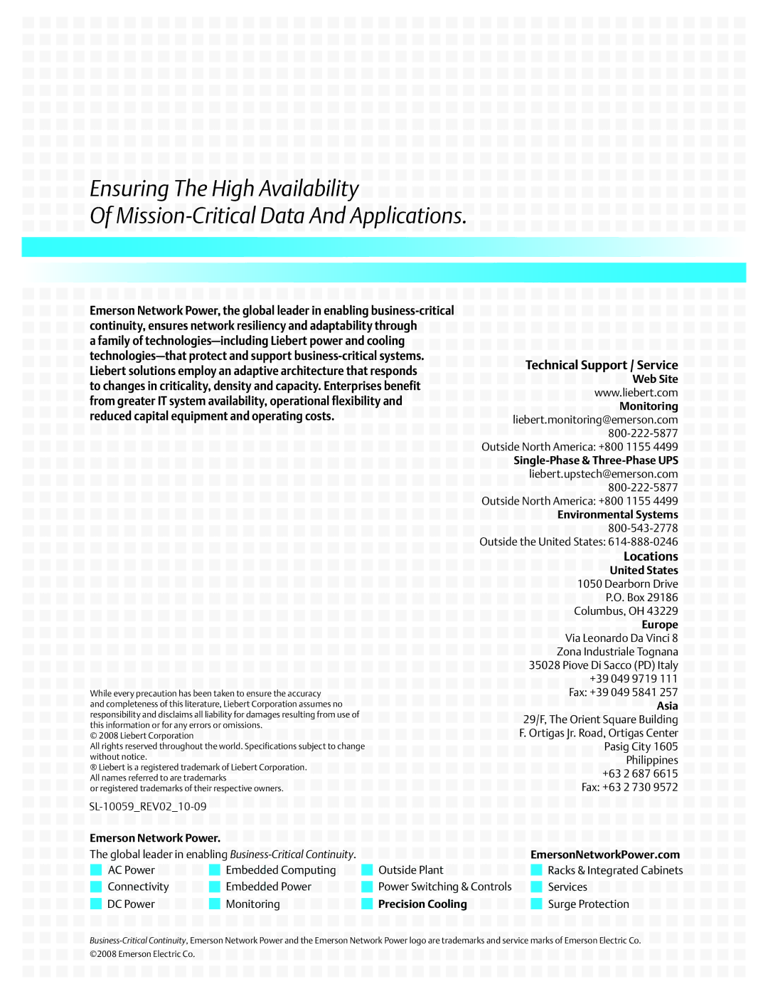 Emerson Figure i manual Web Site Monitoring, Single-Phase&Three-Phase UPS Environmental Systems, Uni, Etwo 