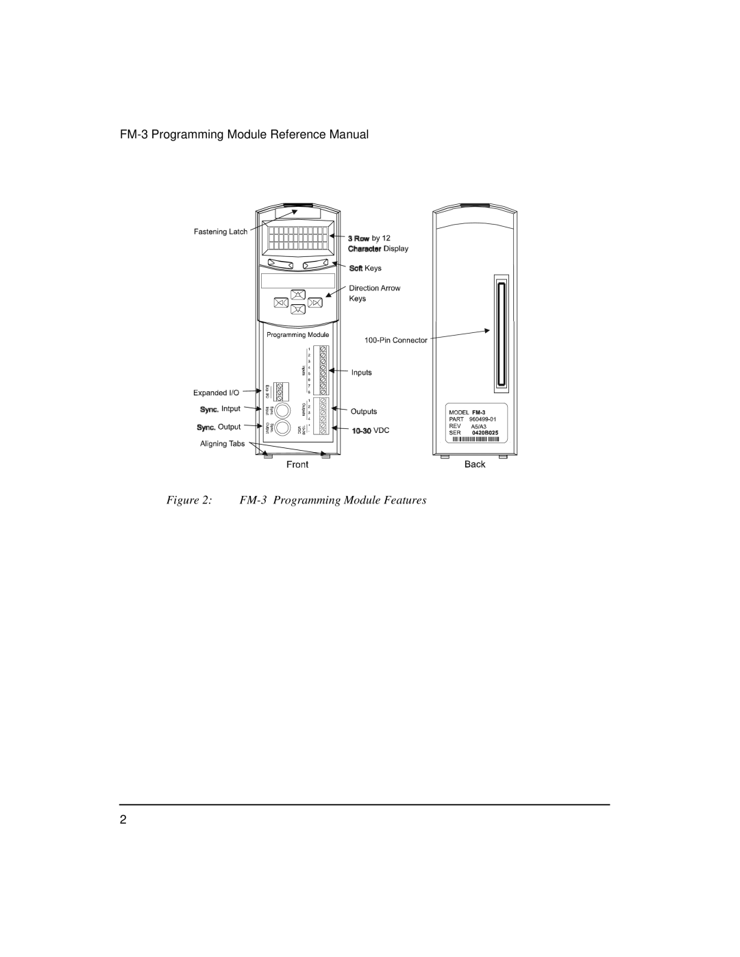 Emerson manual FM-3 Programming Module Reference Manual 