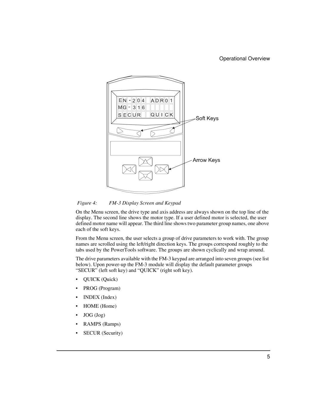 Emerson FM-3 manual Operational Overview 