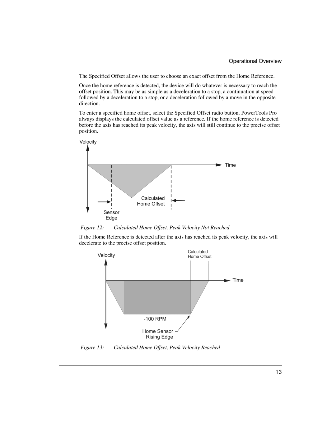 Emerson FM-3 manual Calculated Home Offset, Peak Velocity Not Reached 