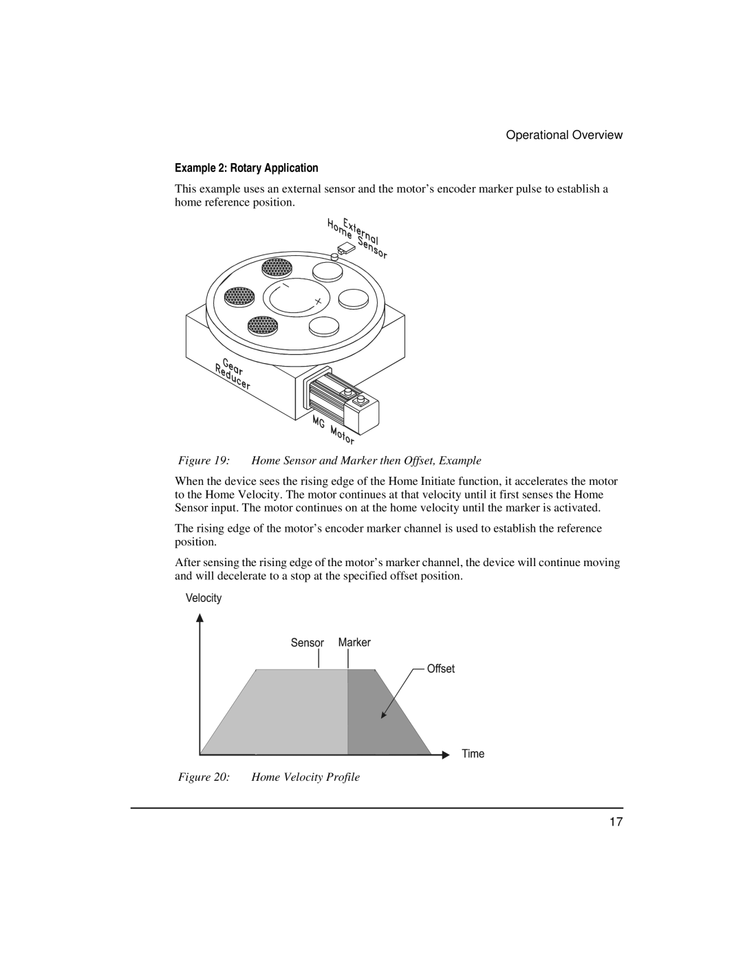 Emerson FM-3 manual Example 2 Rotary Application, Home Sensor and Marker then Offset, Example 