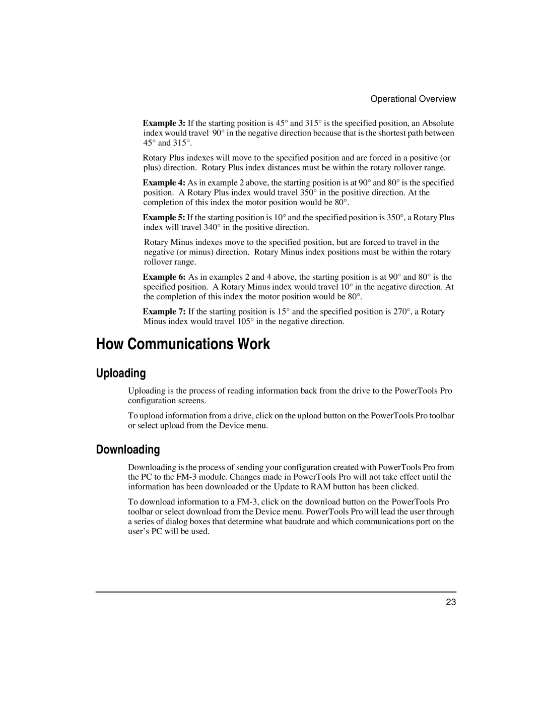 Emerson FM-3 manual How Communications Work, Uploading, Downloading 