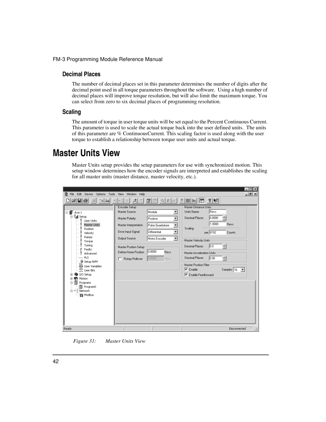 Emerson FM-3 manual Master Units View 