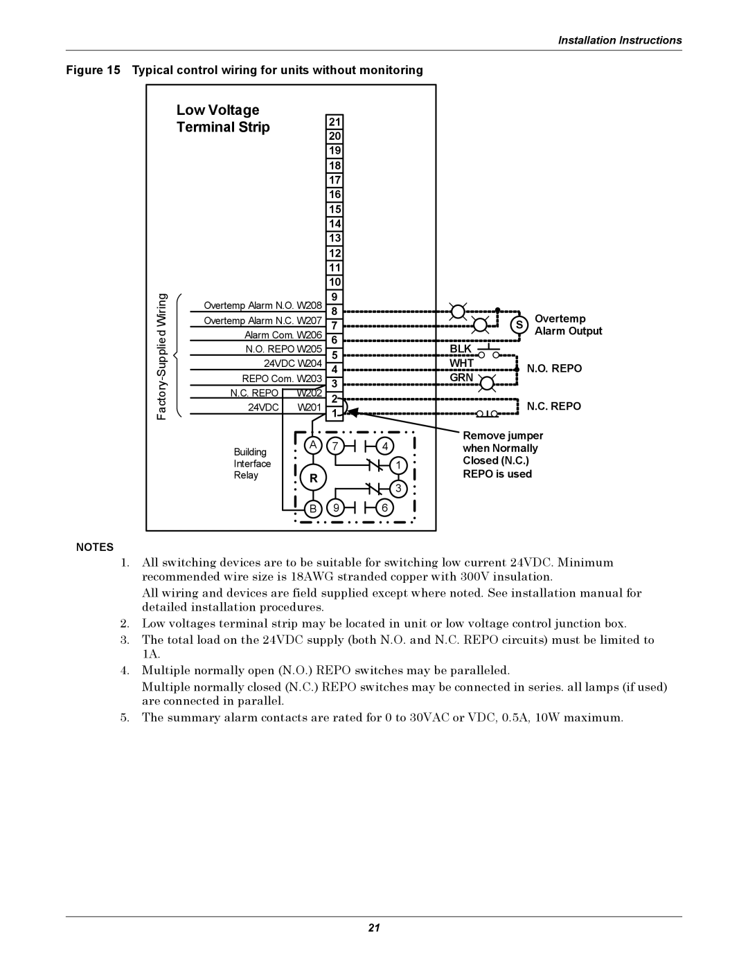 Emerson FPC user manual Low Voltage Terminal Strip, Wiring, Factory 