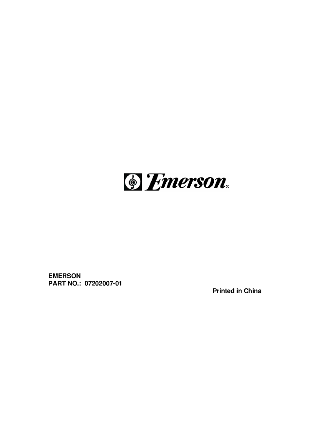 Emerson FR24SL, FR24RD owner manual Emerson 