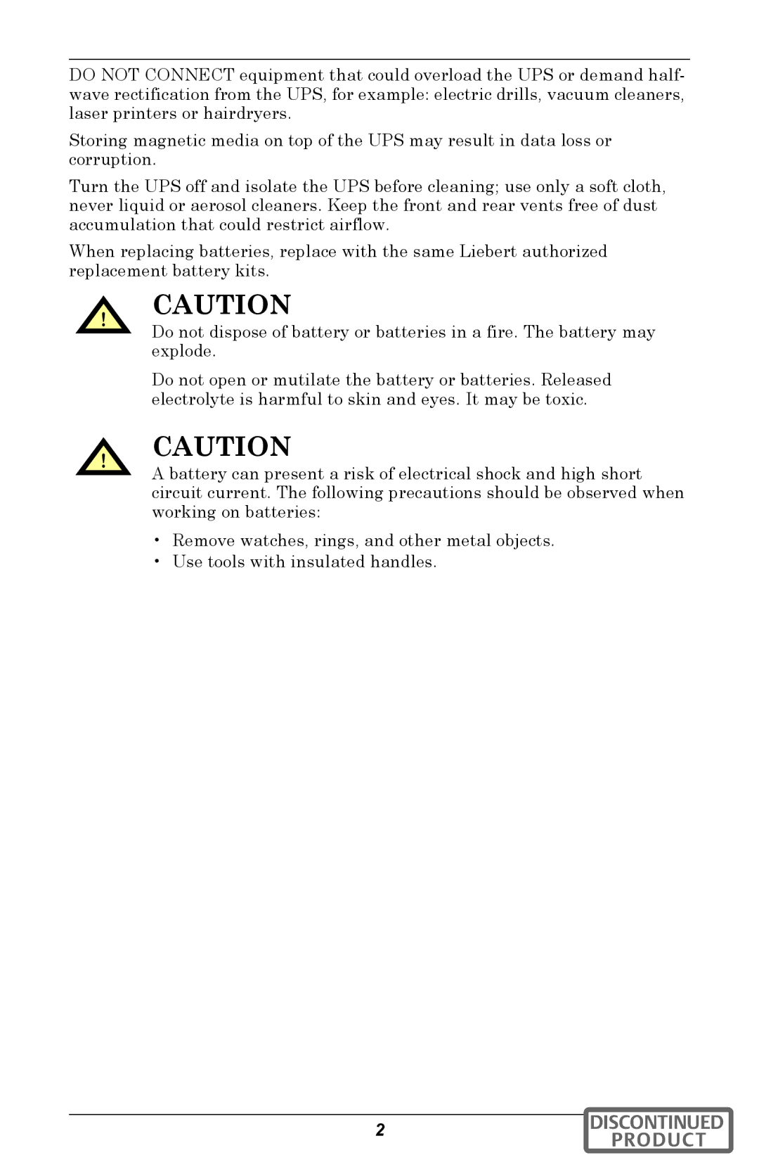 Emerson GXT2U user manual Dis 