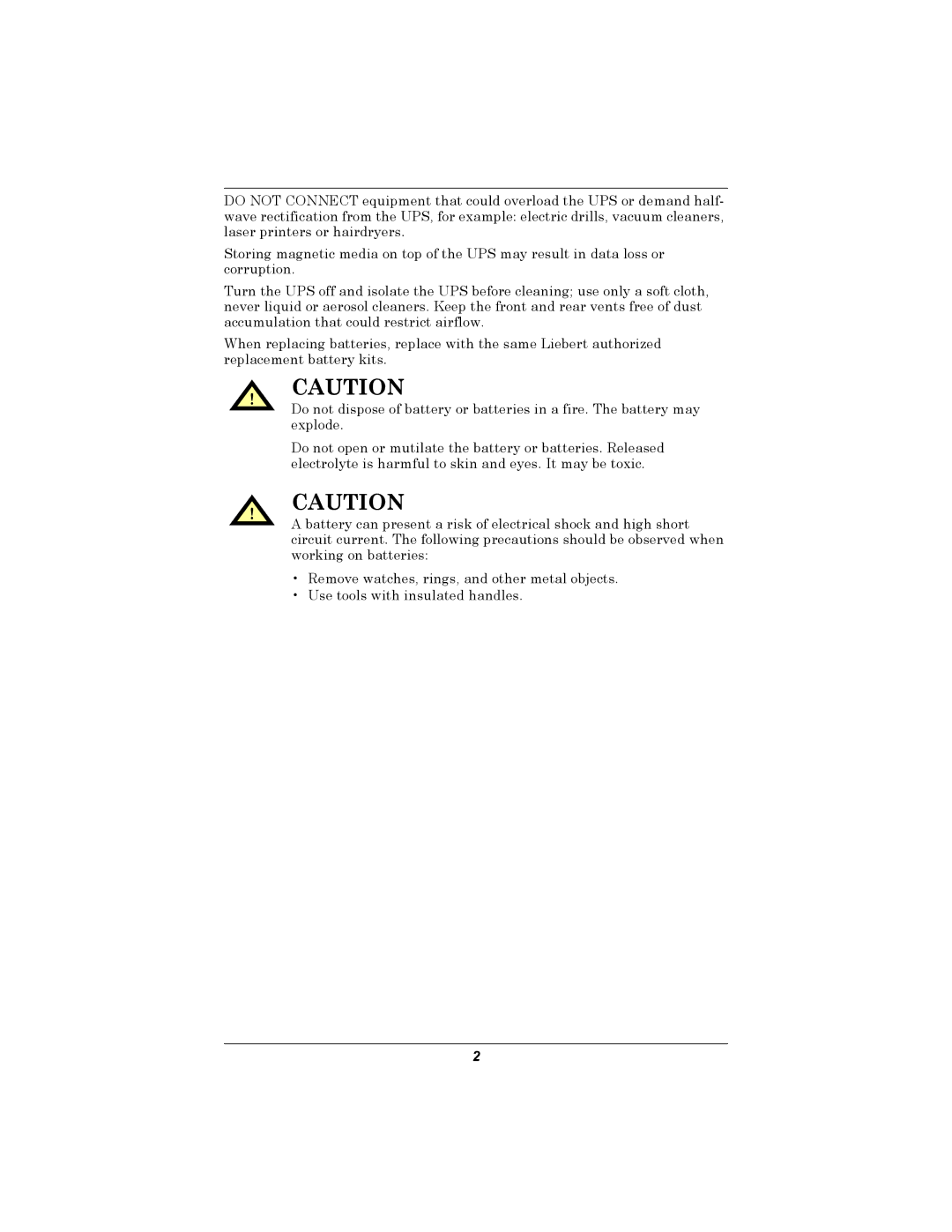 Emerson GXT2U user manual 