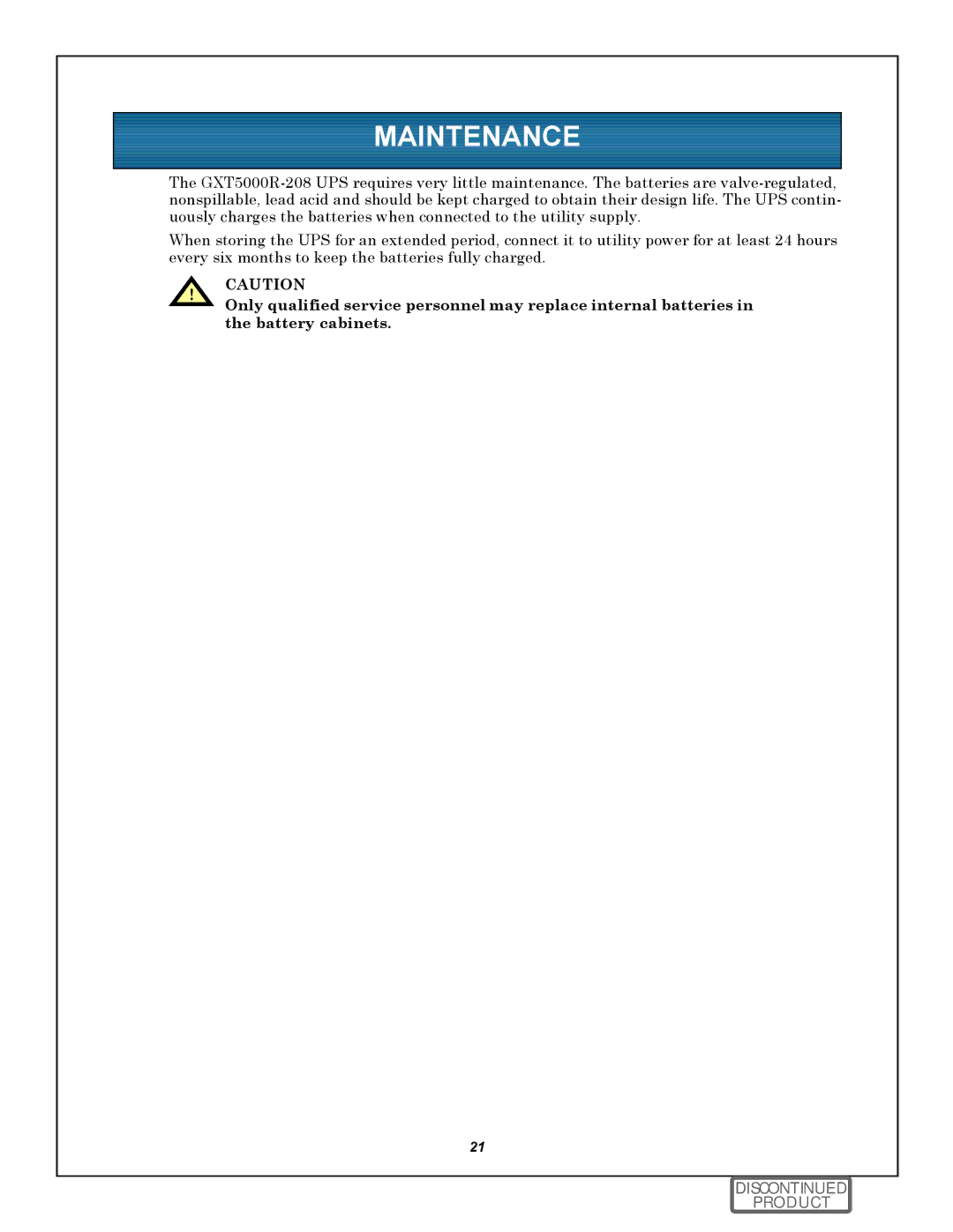 Emerson GXT5000R-208 manual         ,    