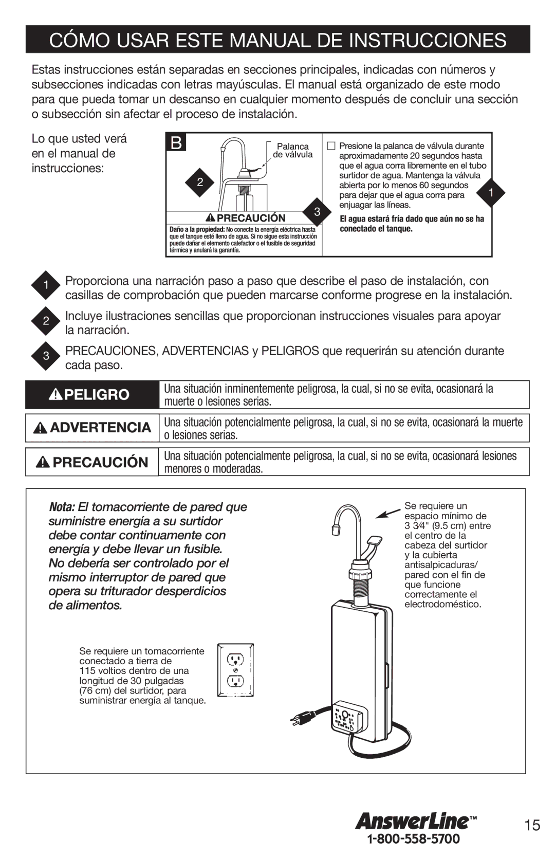 Emerson Hot1 manual Cómo Usar Este Manual DE Instrucciones 