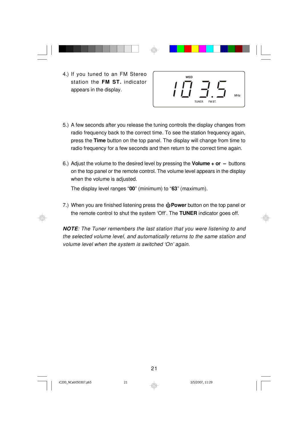 Emerson iC200 owner manual IC200NCab050307.p65 2007 