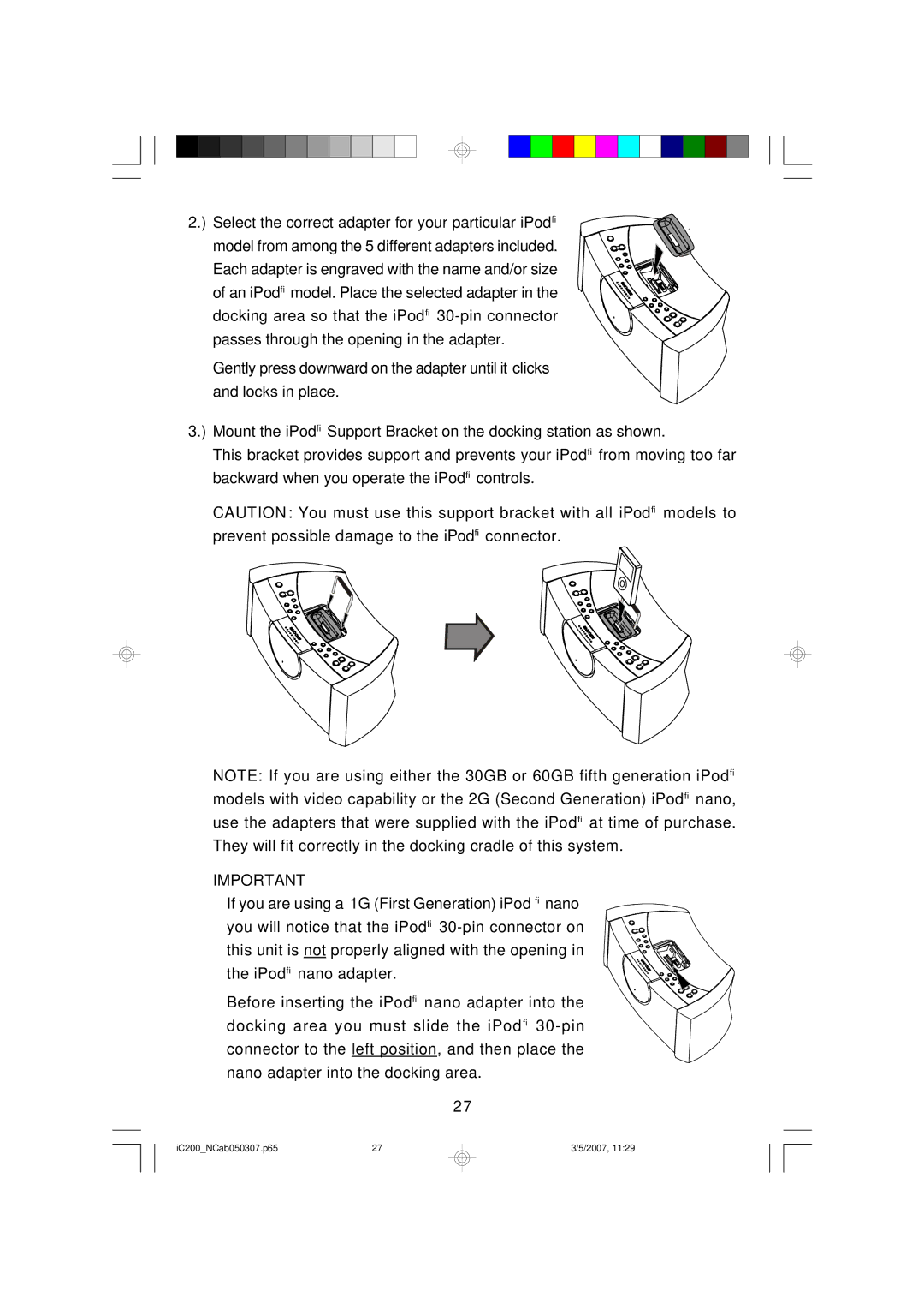 Emerson iC200 owner manual IC200NCab050307.p65 2007 