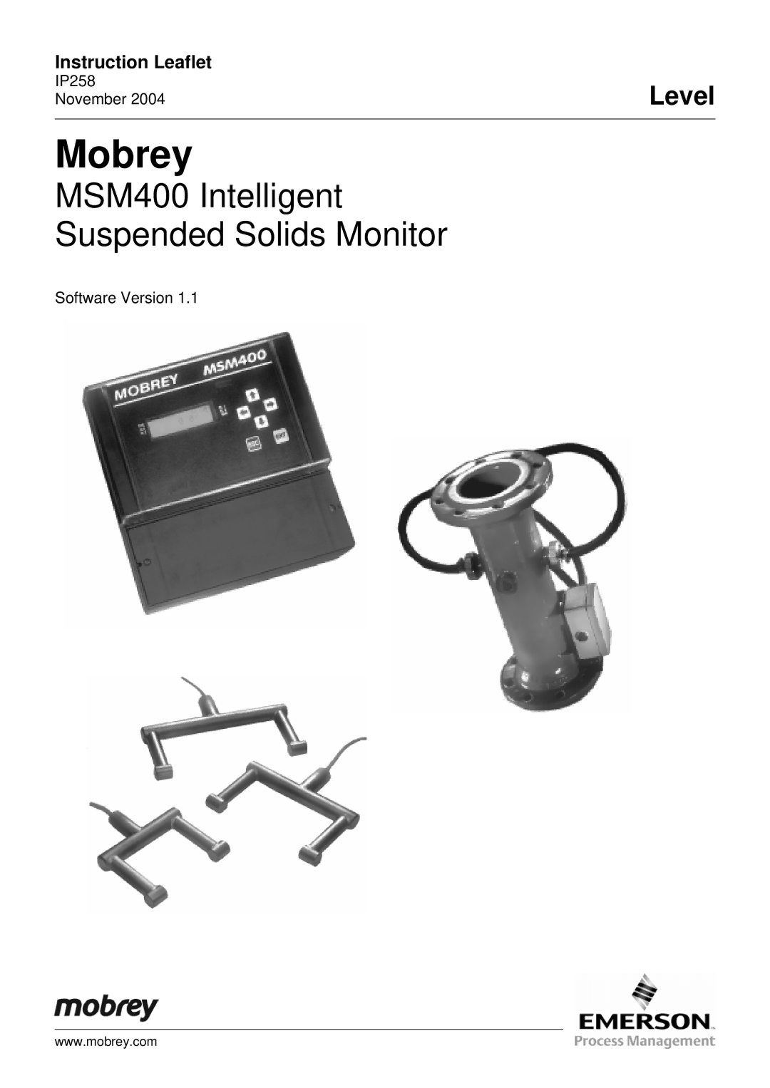 Emerson IP258 manual Mobrey 