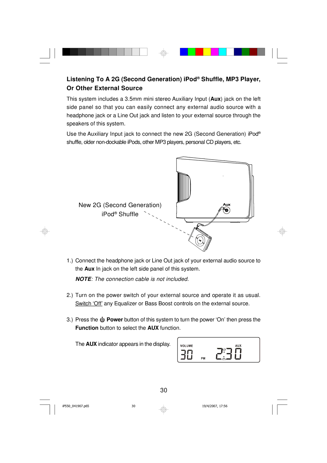 Emerson iP550BK owner manual New 2G Second Generation IPod Shuffle 