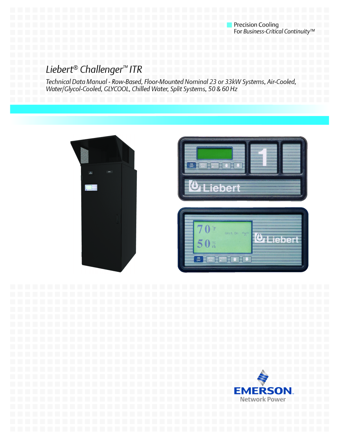 Emerson manual Liebert Challenger ITR 