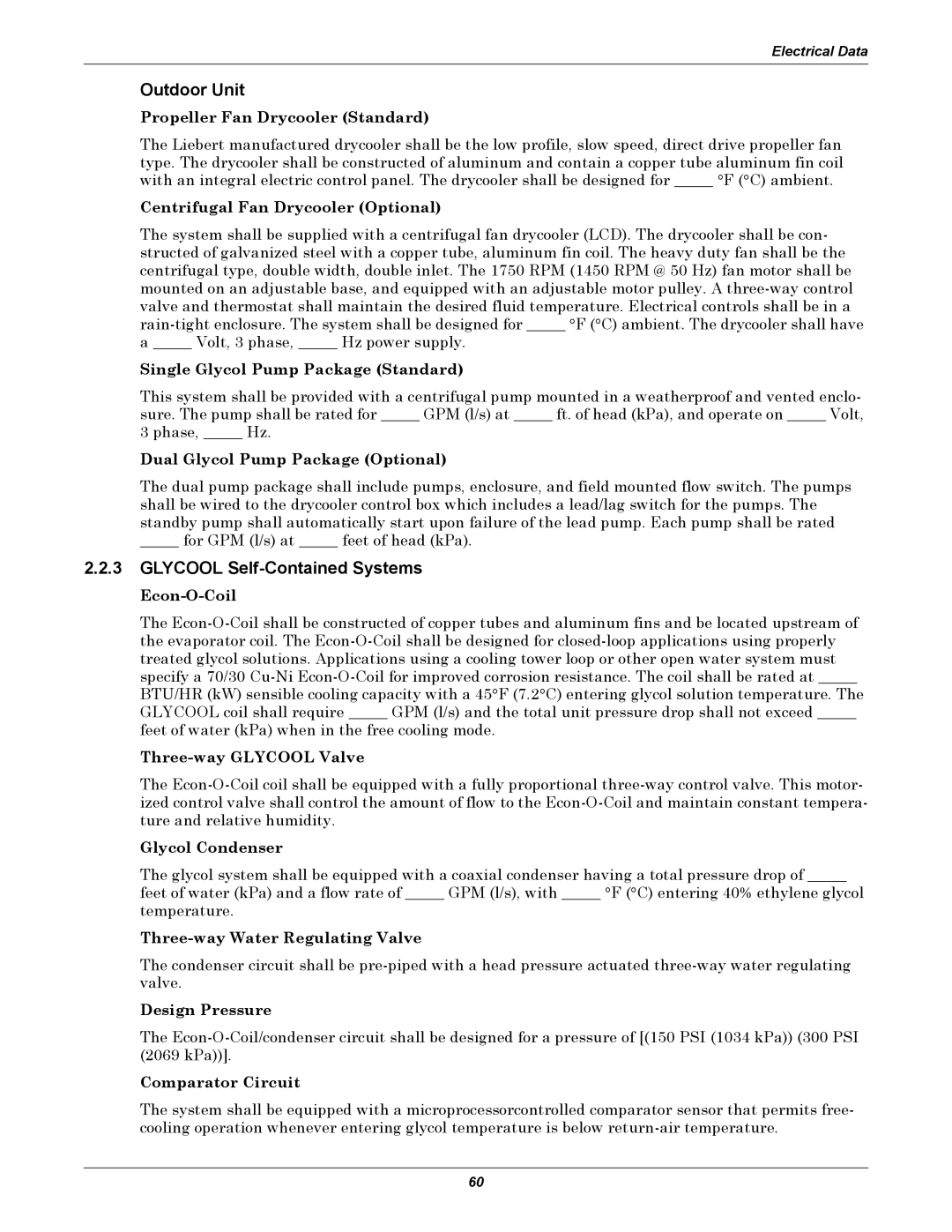 Emerson ITR manual Outdoor Unit, Glycool Self-Contained Systems 