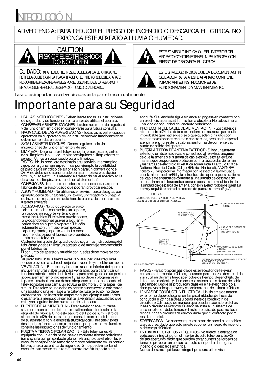 Emerson LC195EM82 owner manual Importante para su Seguridad, Introducción 