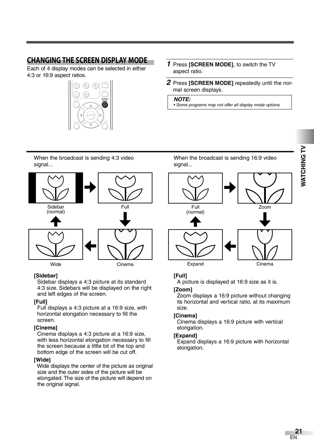 Emerson LC320EM8 owner manual Watching TV 