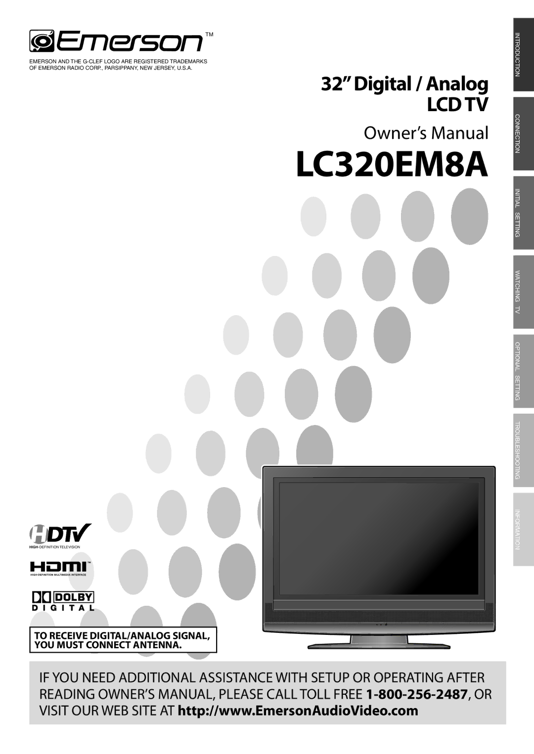 Emerson LC320EM8A owner manual 