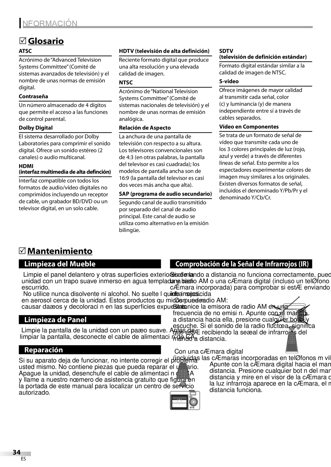 Emerson LC321EM9 owner manual Información 