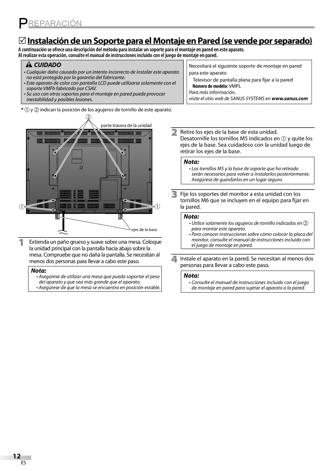 Emerson LC420EM8 owner manual # Cuidado 