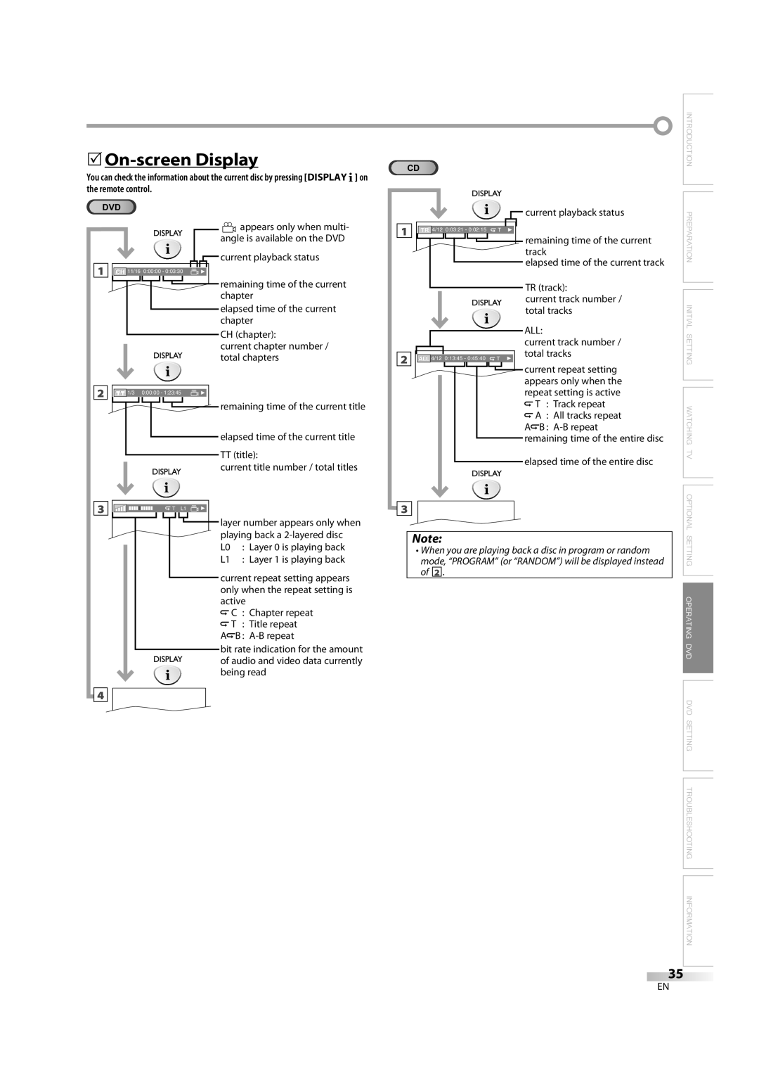 Emerson LD195EM8 7, LD195EM8 2 owner manual 5On-screen Display 