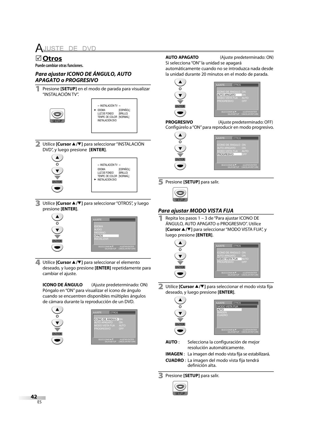 Emerson LD195EM8 2, LD195EM8 7 owner manual Otros, Puede cambiar otras funciones 