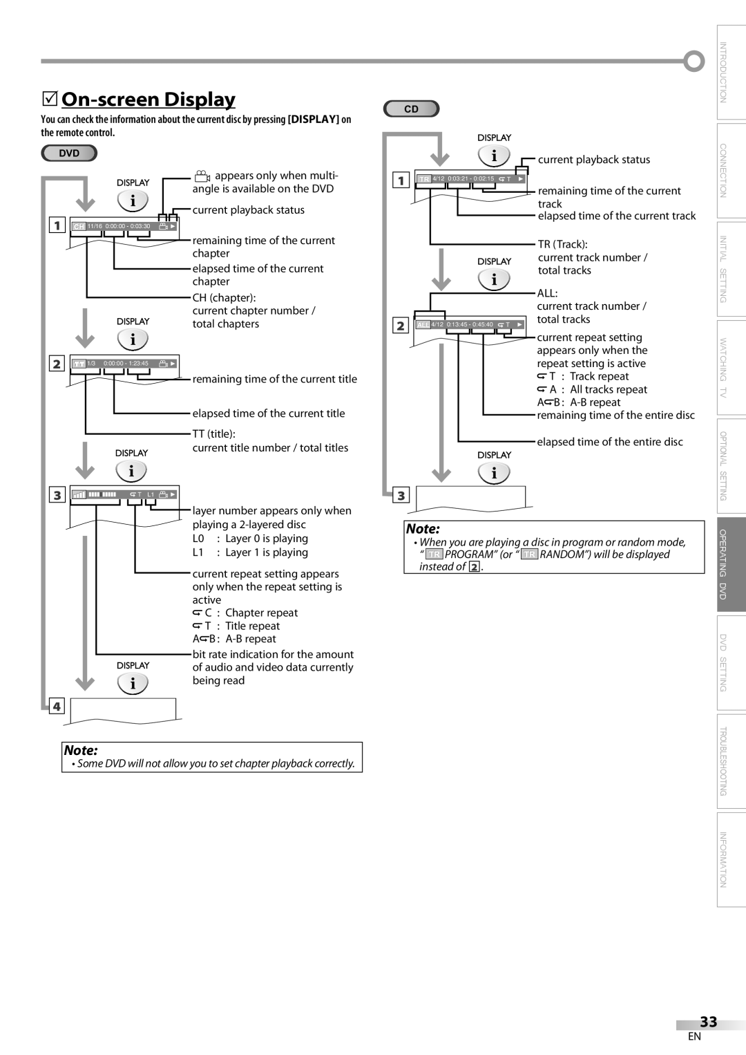 Emerson LD200EM8 owner manual 5On-screen Display, Introduction 