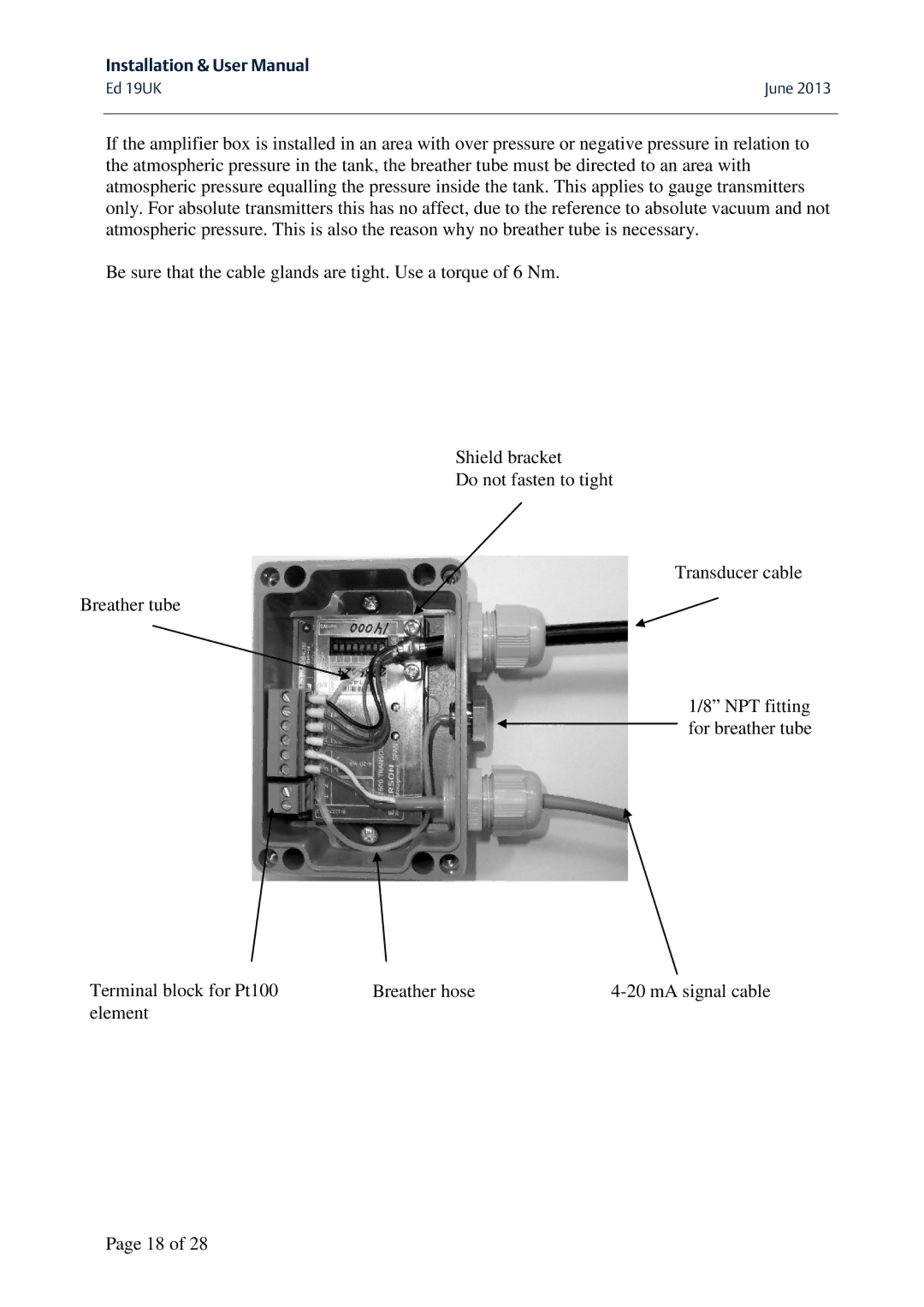 Emerson MAS 2600 user manual June 