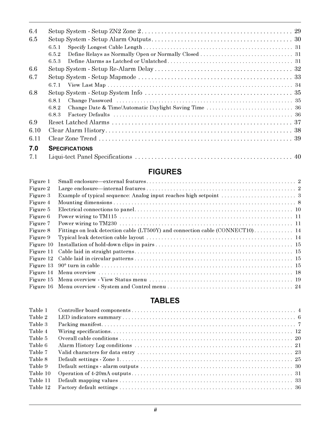 Emerson MC68HC16Z1 user manual Figures, Tables, 7.0SPECIFICATIONS 
