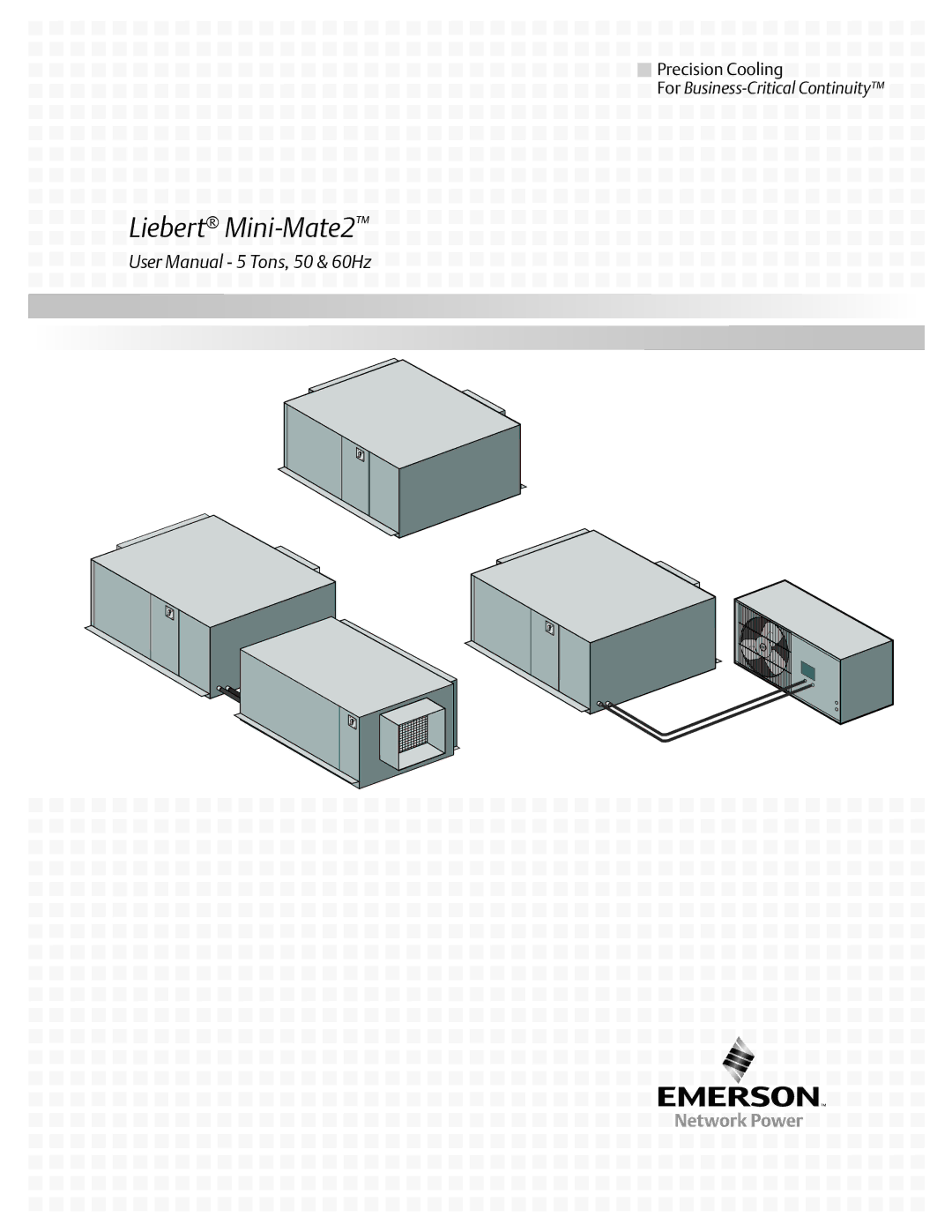 Emerson MINI-MATE2 user manual Liebert Mini-Mate2 