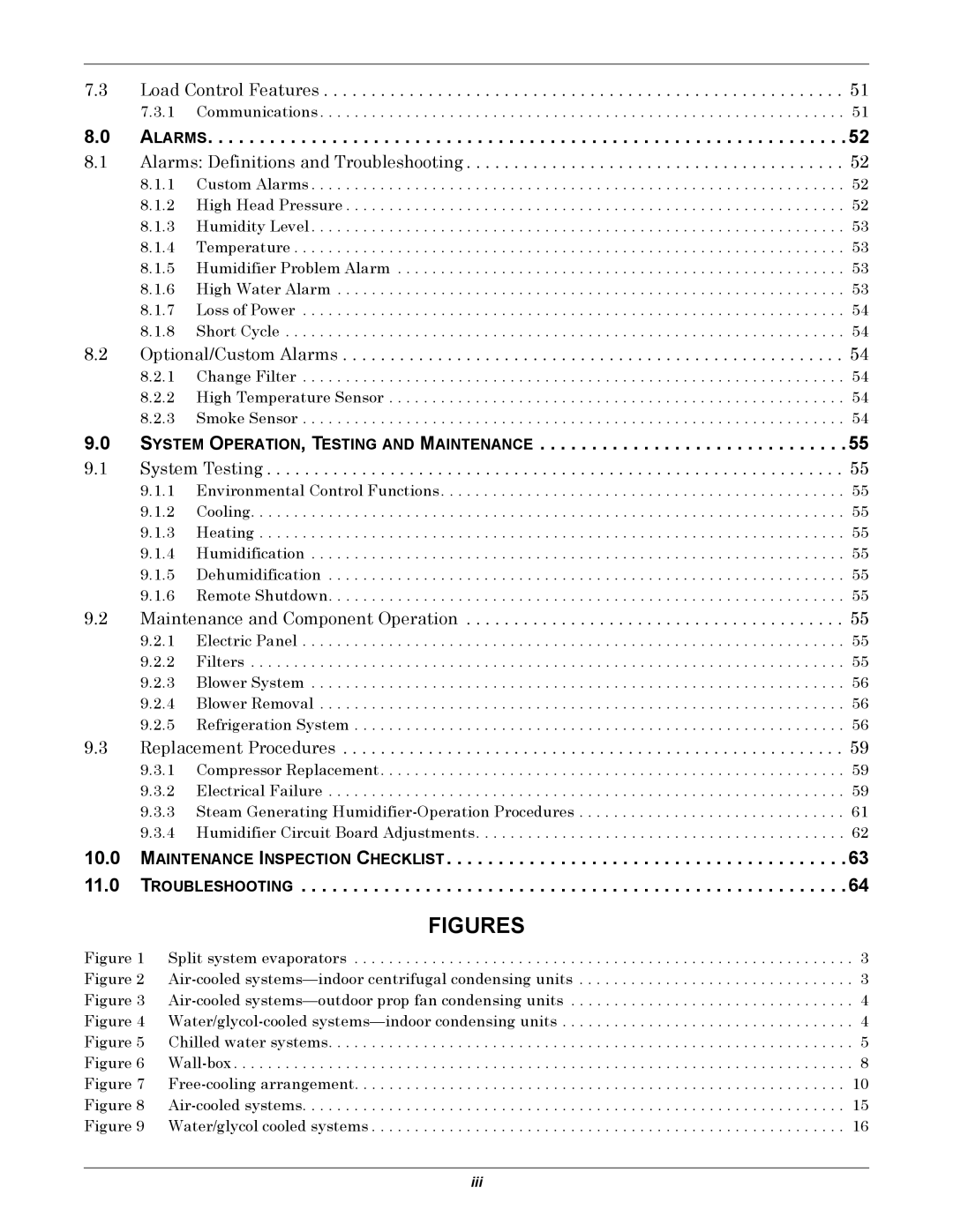 Emerson MINI-MATE2 user manual Alarms, System OPERATION, Testing and Maintenance 