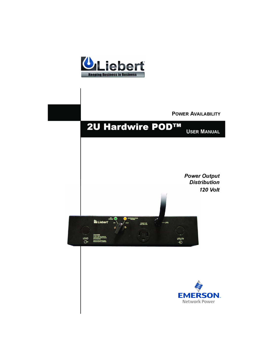 Emerson MP2-115HW user manual Power Output Distribution Volt 