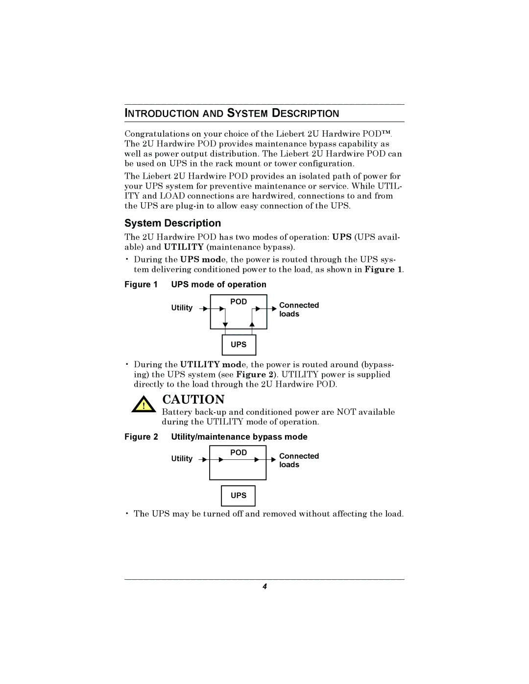 Emerson MP2-115HW user manual Introduction and System Description 