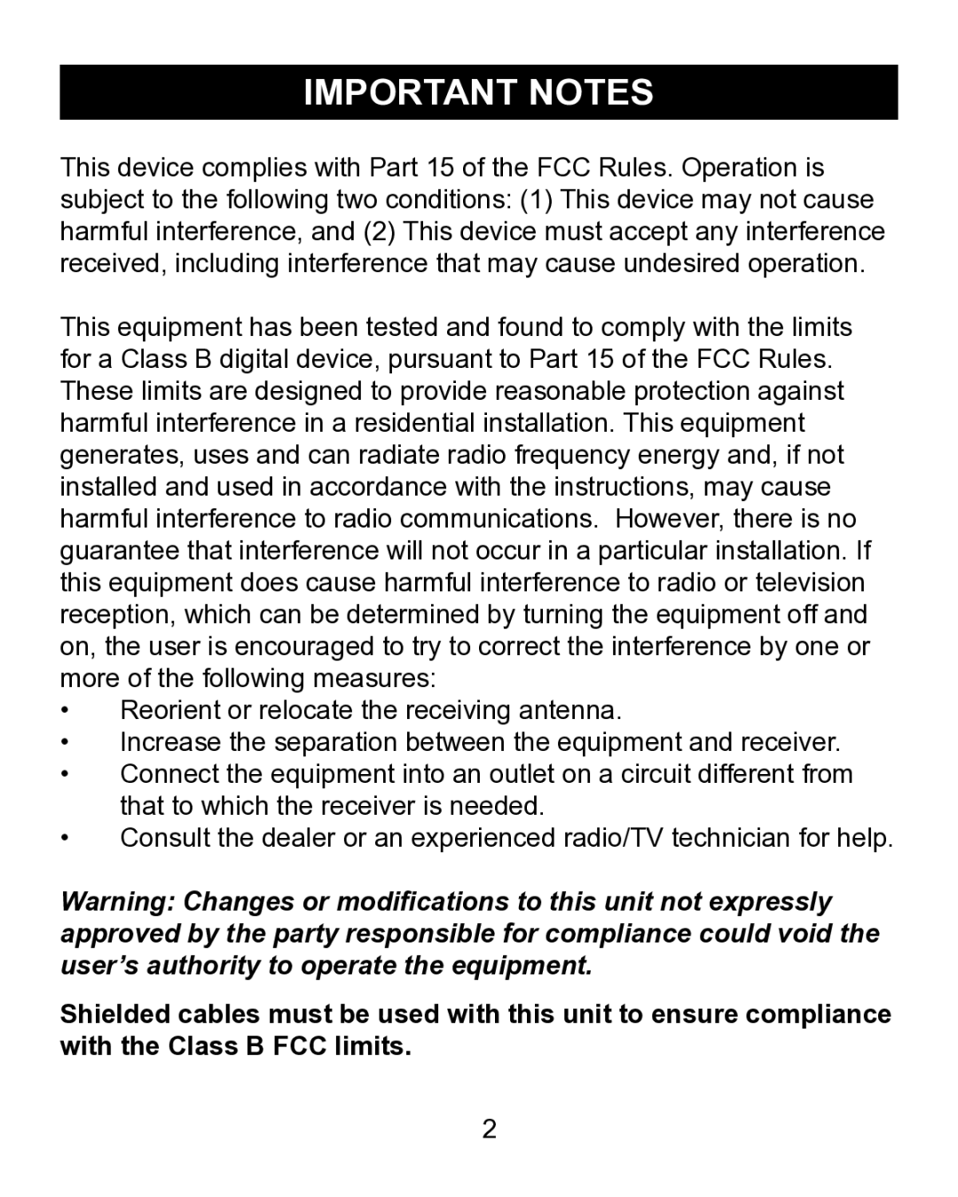 Emerson MP200 manual Important Notes 