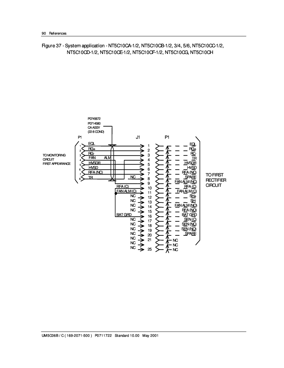 Emerson MPR15 Series References, To First, Circuit, UM5C06B / C 169-2071-500 P0711722 Standard 10.00 May, P0745672, Cond 