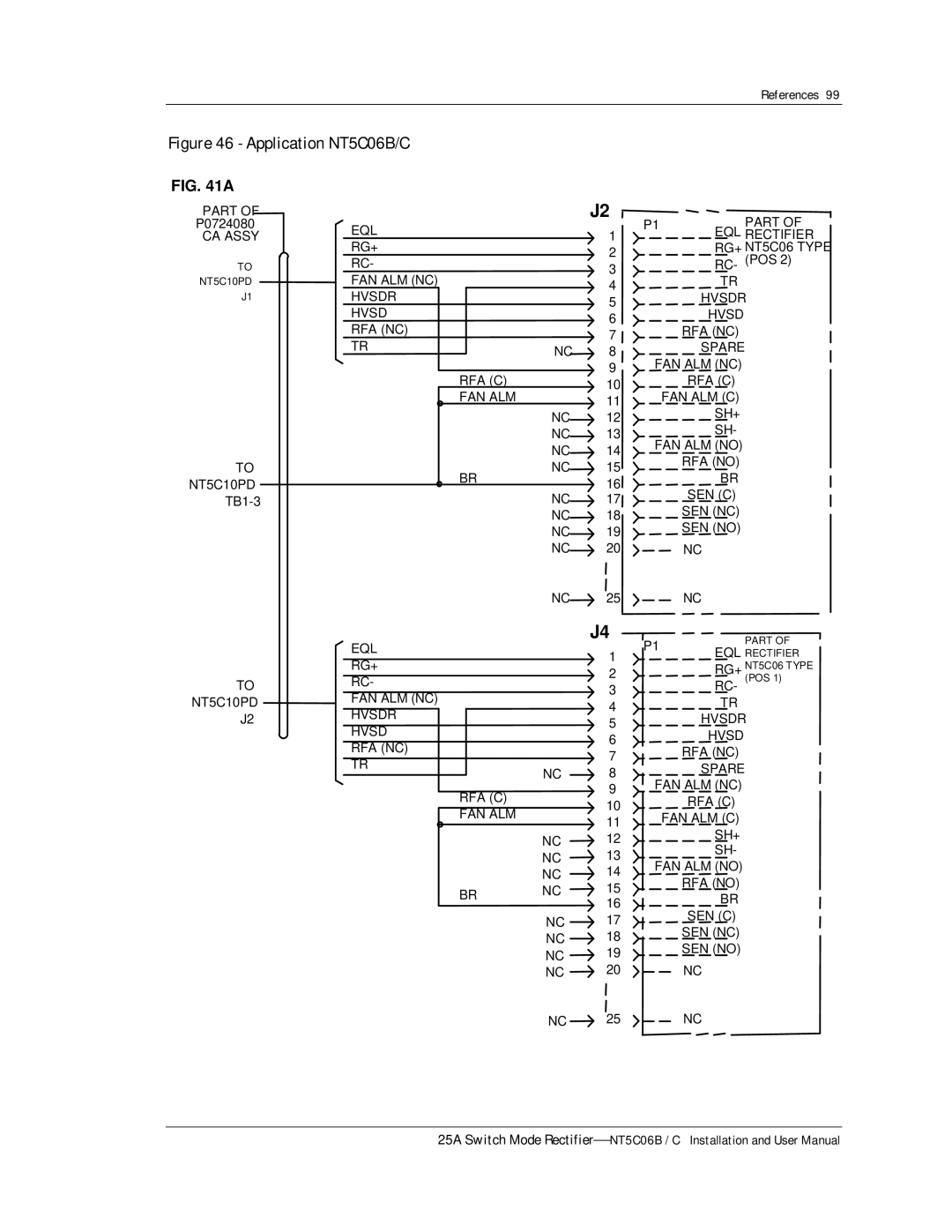 Emerson MPR25, MPR15 Series user manual Application NT5C06B/C 